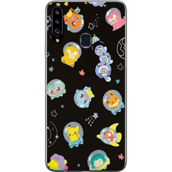 Kompatibelt Mobilskal till Samsung Galaxy A20s Pokemon