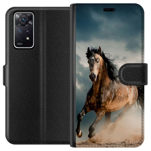 Kompatibelt Plånboksfodral till Xiaomi Redmi Note 11 Pro 5G Häst