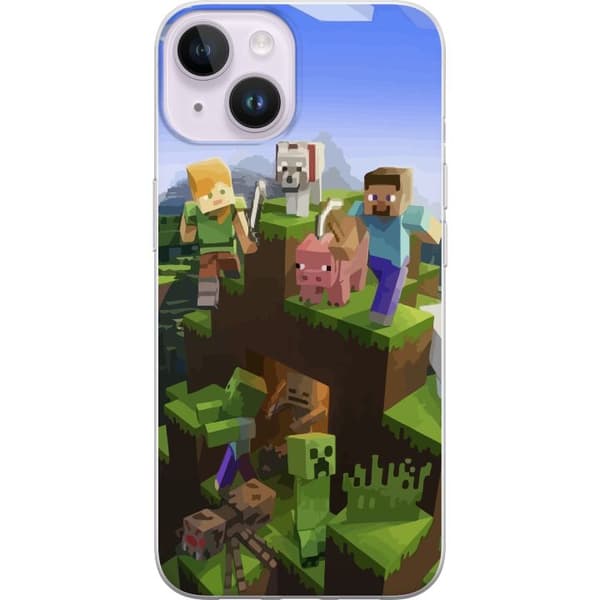 Kompatibelt Mobilskal till Apple iPhone 14 Plus Minecraft