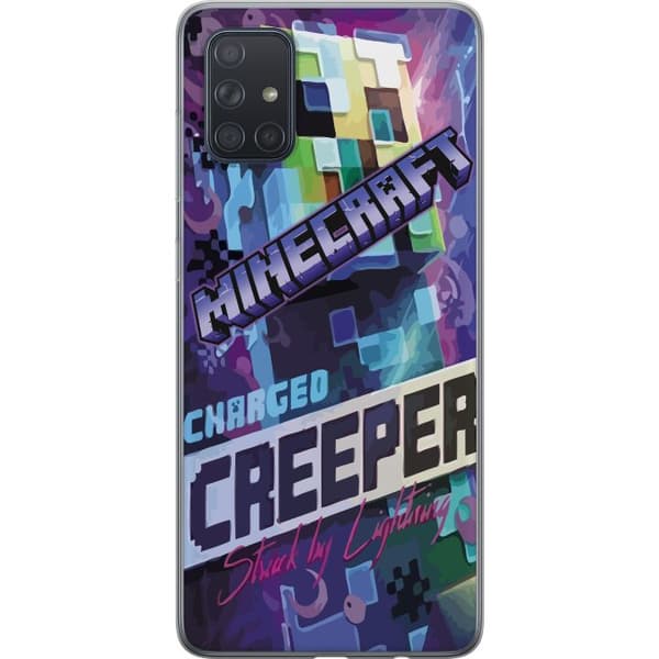 Kompatibelt Mobildeksel til Samsung Galaxy A71 Minecraft