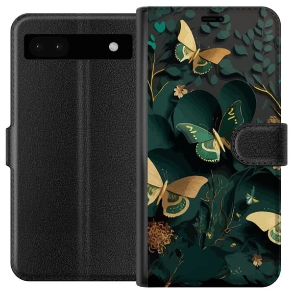 Kompatibel Tegnebogsetui til Google Pixel 6a Fjärilar