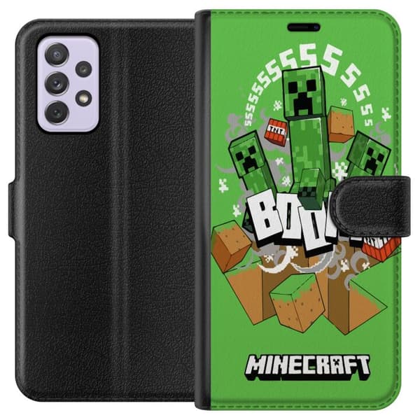 Kompatibelt Lommeboketui til Samsung Galaxy A52s 5G Minecraft