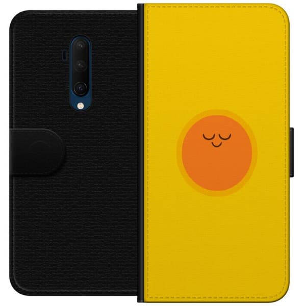 Kompatibelt Lommeboketui til OnePlus 7T Pro Sovande solfigur