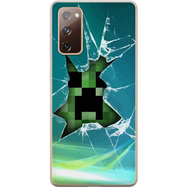Kompatibelt Mobilskal till Samsung Galaxy S20 FE MineCraft