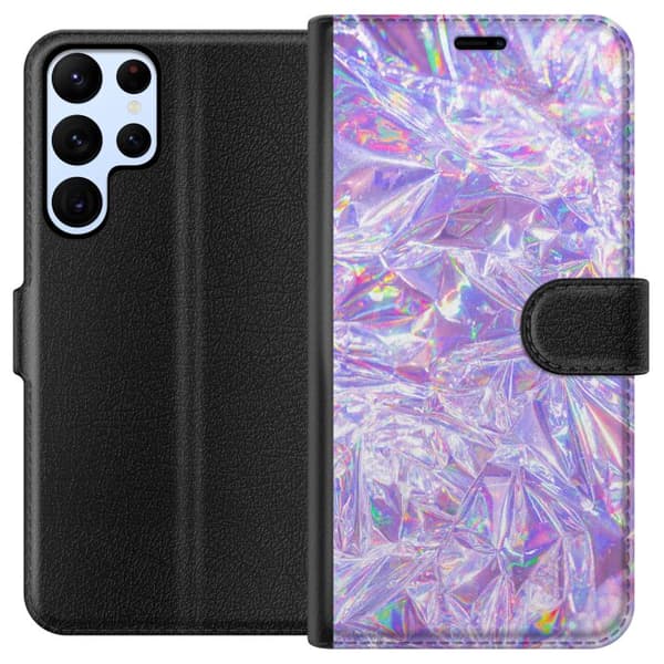 Kompatibel Tegnebogsetui til Samsung Galaxy S22 Ultra 5G Glitter