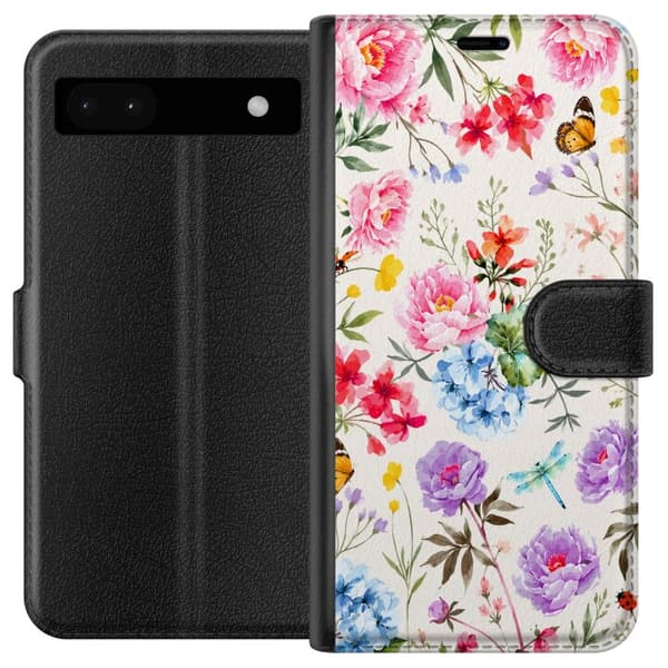 Kompatibel Tegnebogsetui til Google Pixel 6a Blomsterselskabet