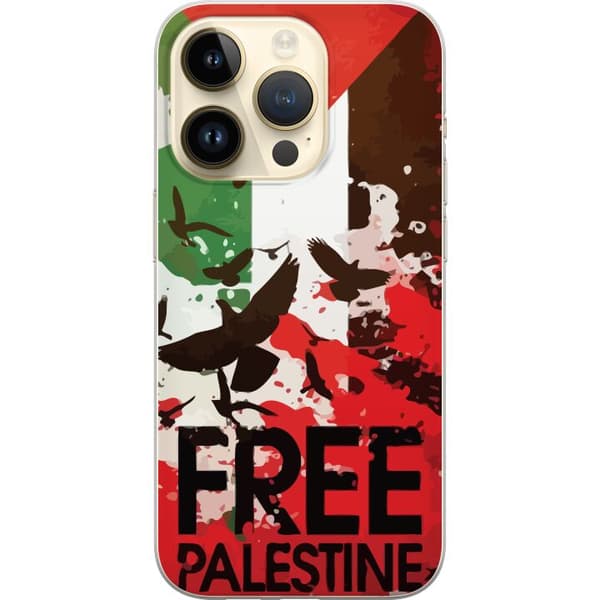 Kompatibelt Mobilskal till Apple iPhone 14 Pro Free Palestine