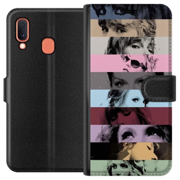 Kompatibelt Plånboksfodral till Samsung Galaxy A20e Taylor Swift