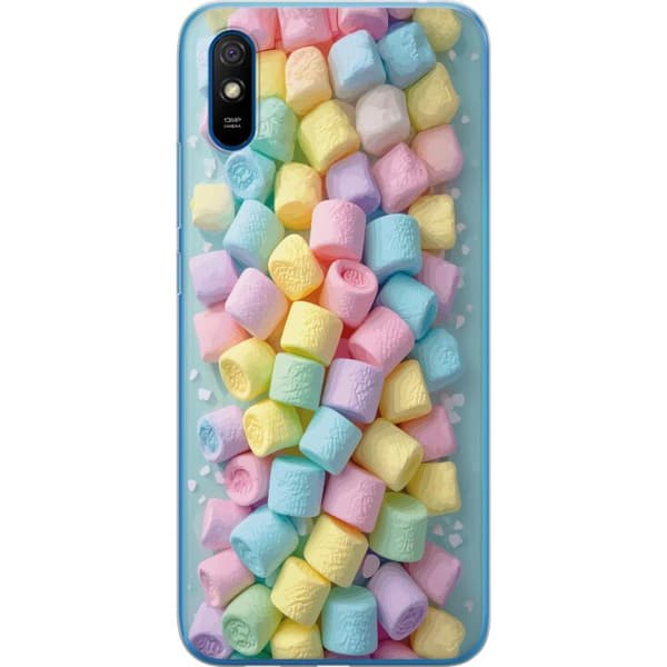 Kompatibelt Mobildeksel til Xiaomi Redmi 9AT Søt godisdesign med marshmallows