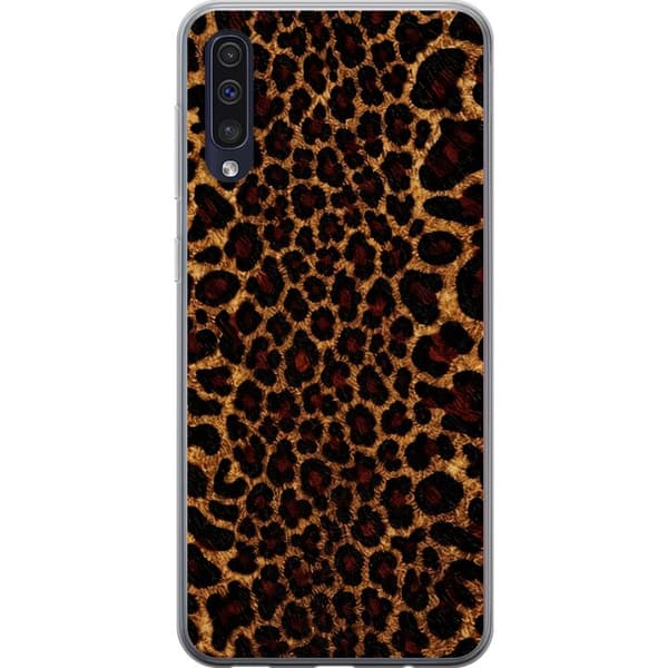 Kompatibelt Mobildeksel til Samsung Galaxy A50 Leopardikon