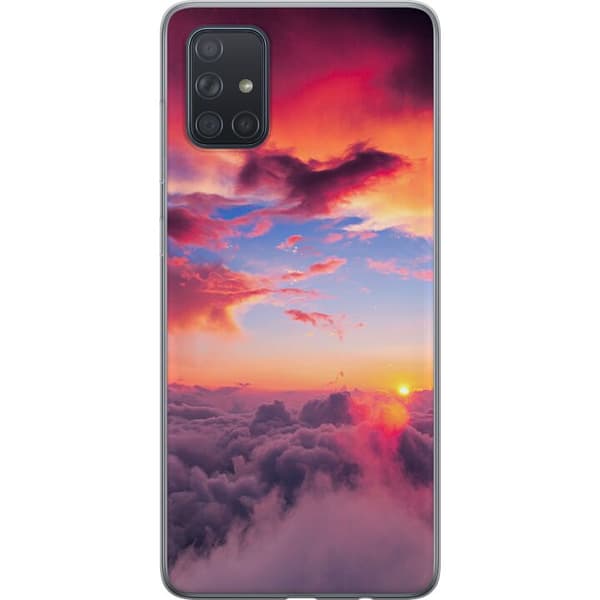 Kompatibelt Mobilskal till Samsung Galaxy A71 Moln