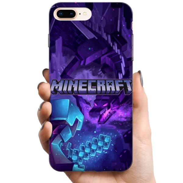Kompatibel Mobilcover til Apple iPhone 8 Plus Minecraft