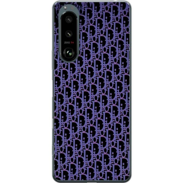 Kompatibelt Mobildeksel til Sony Xperia 5 III Moderneluksuriøst monogram i stilrent design