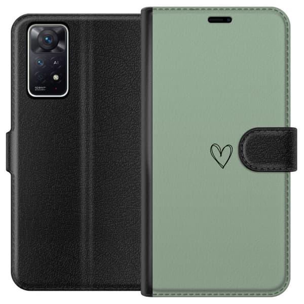 Kompatibelt Plånboksfodral till Xiaomi Redmi Note 11 Pro 5G Hjärta