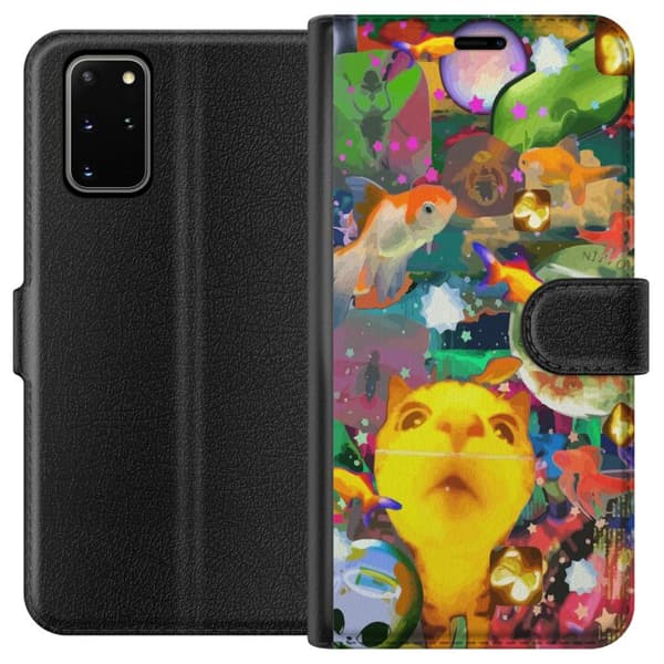 Kompatibelt Plånboksfodral till Samsung Galaxy S20+ Roliga Djur