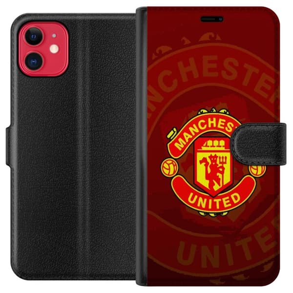 Kompatibel Tegnebogsetui til Apple iPhone 11 Manchester United