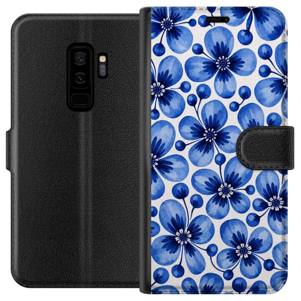 Kompatibel Tegnebogsetui til Samsung Galaxy S9+ Blåt venskab