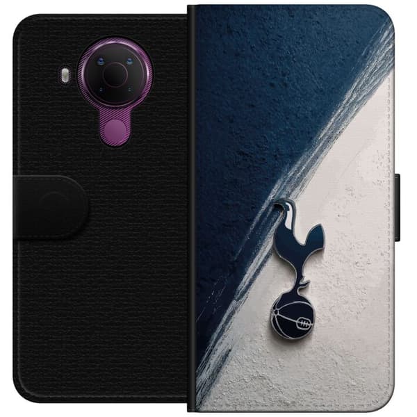 Kompatibel Tegnebogsetui til Nokia 5.4 Elegant Tottenham Hotspur design til fodboldfans