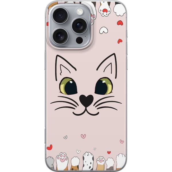 Kompatibelt Mobildeksel til Apple iPhone 16 Pro Max Mjooo Katt