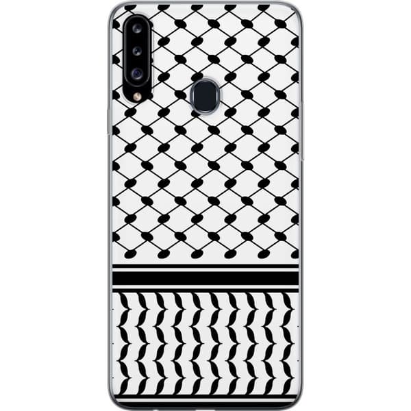 Kompatibelt Mobilskal till Samsung Galaxy A20s Keffiyeh mönster