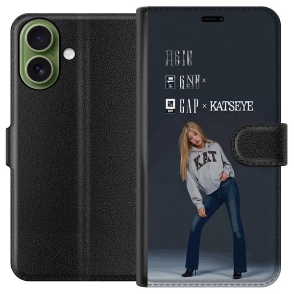 Kompatibelt Lommeboketui til Apple iPhone 17 KATSEYE blond modebild