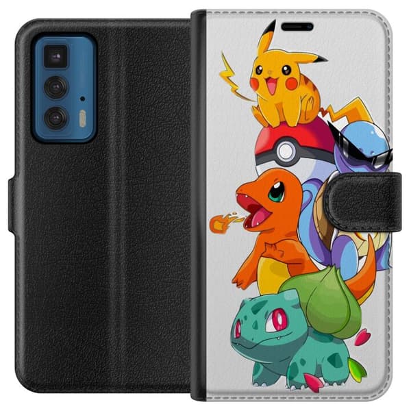 Kompatibelt Lommeboketui til Motorola Edge 20 Pro Pokemon Stack