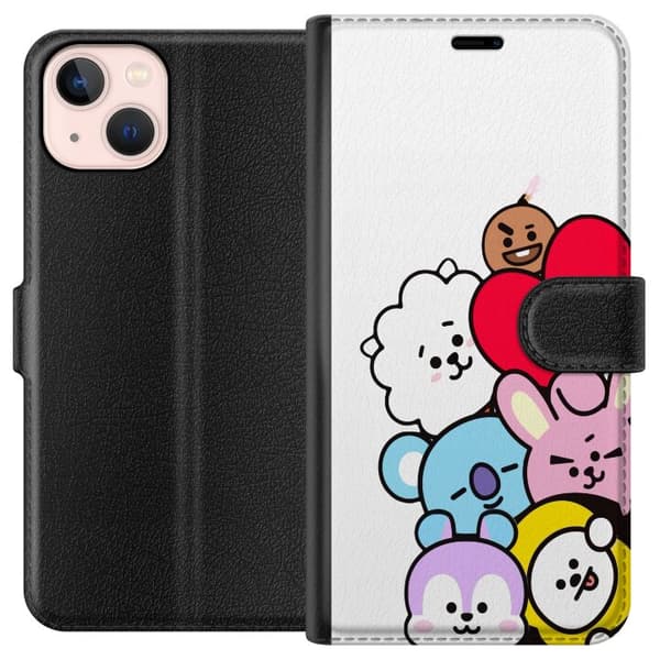 Kompatibel Tegnebogsetui til Apple iPhone 13 BT21