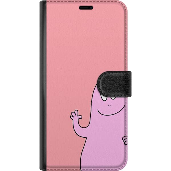 Kompatibel Tegnebogsetui til Apple iPhone 12 Pro Max Farverigt Barbapapa-design med bløde former og lyserøde nuancer