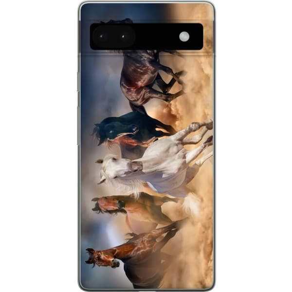 Kompatibel Mobilcover til Google Pixel 6a Heste