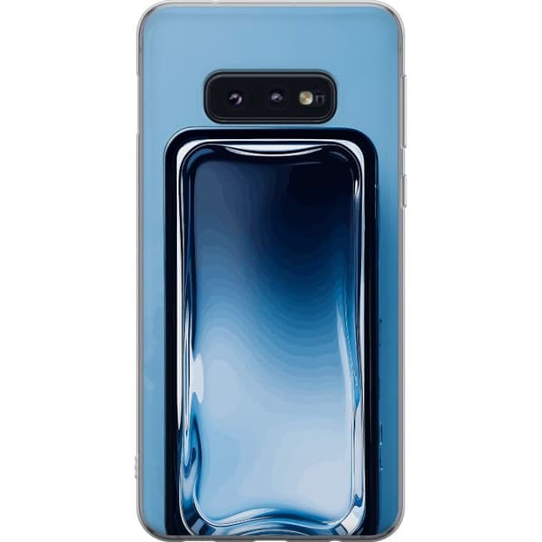Kompatibelt Mobildeksel til Samsung Galaxy S10e Blå glaseffekt