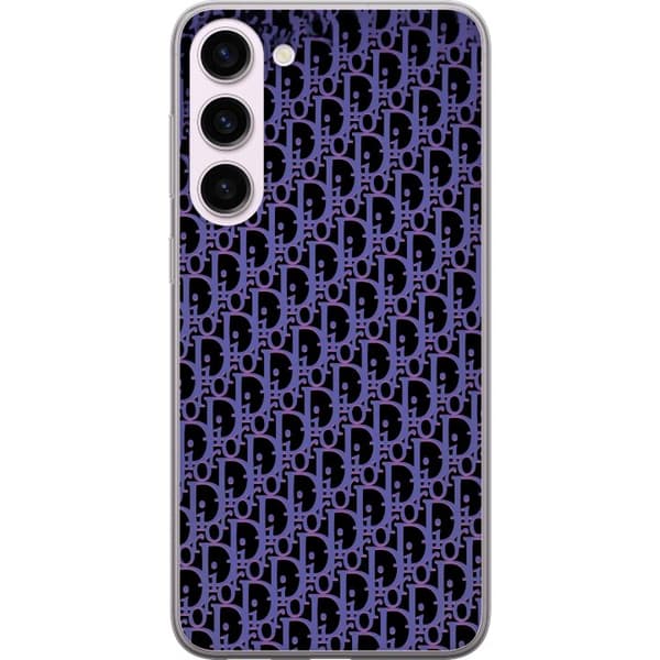 Kompatibelt Mobildeksel til Samsung Galaxy S23+ Moderneluksuriøst monogram i stilrent design