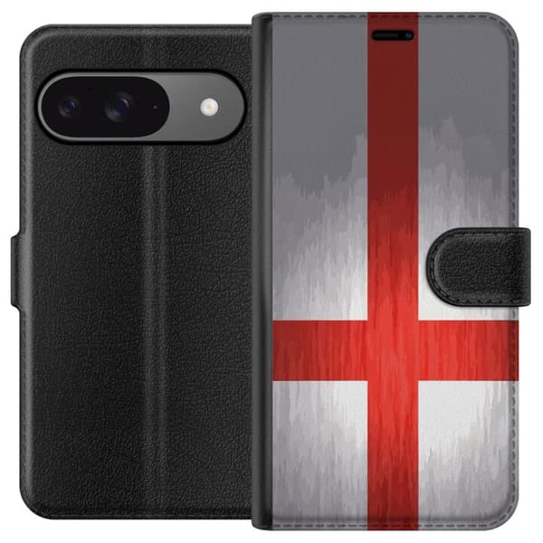 Kompatibelt Plånboksfodral till Google Pixel 9 Pro Englands flagga