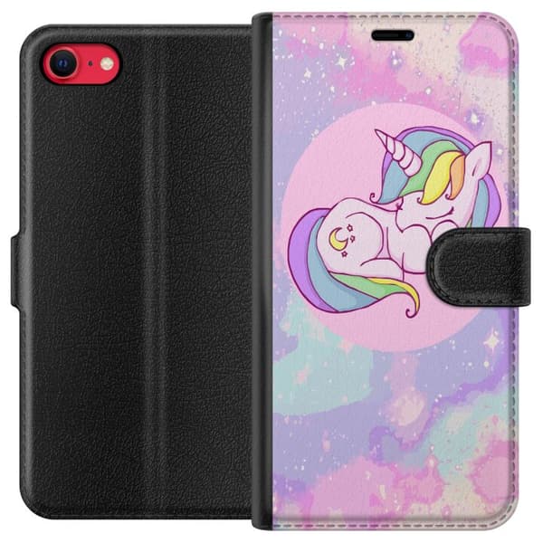 Kompatibelt Plånboksfodral till Apple iPhone SE (2020) UNICORN