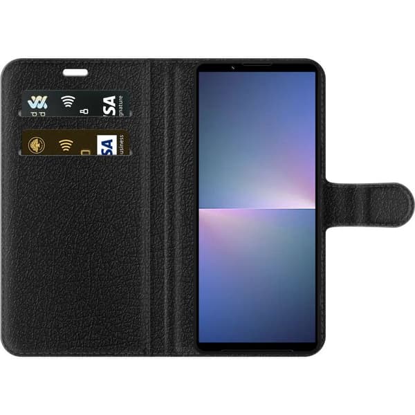 Kompatibel Tegnebogsetui til Sony Xperia 5 V logo