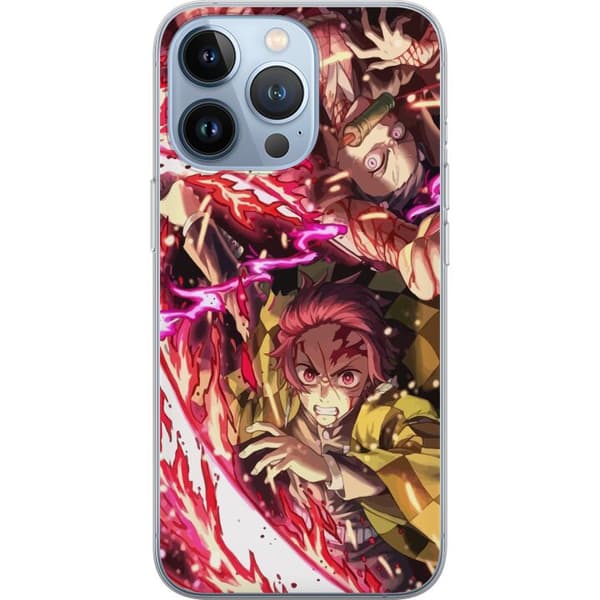 Kompatibelt Mobildeksel til Apple iPhone 13 Pro Demon Slayer