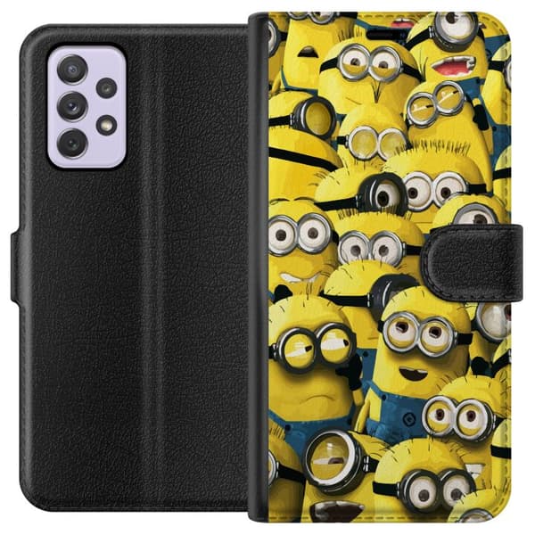 Kompatibelt Plånboksfodral till Samsung Galaxy A52s 5G Minions