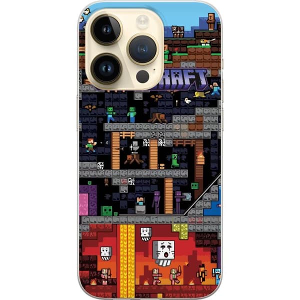 Kompatibelt Mobilskal till Apple iPhone 14 Pro Minecraft