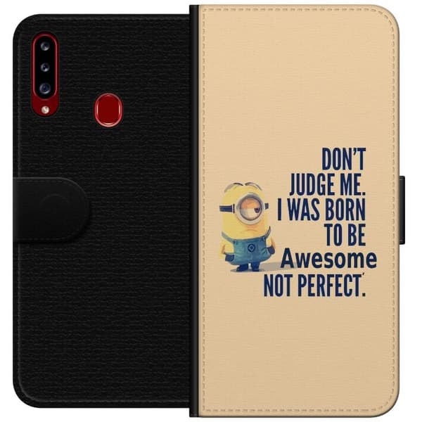 Kompatibelt Plånboksfodral till Samsung Galaxy A20s Minions