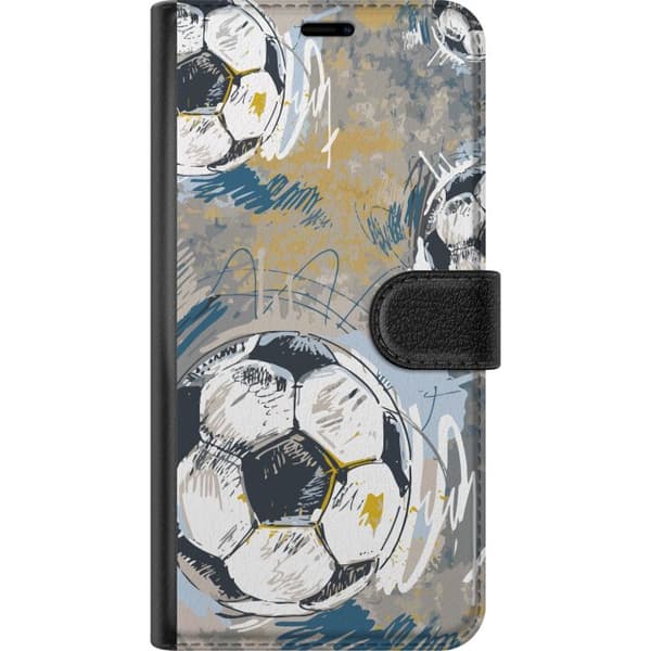 Kompatibel Tegnebogsetui til Apple iPhone 7 Fodbold