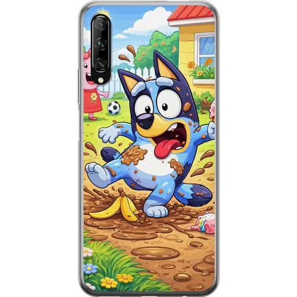 Kompatibelt Mobildeksel til Huawei P smart Pro 2019 Blåy