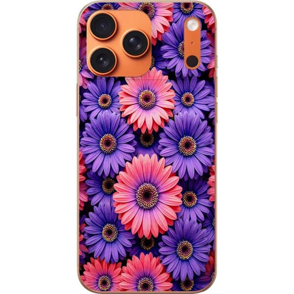 Kompatibelt Mobildeksel til Apple iPhone 17 Pro Max Lila och rosa blommor