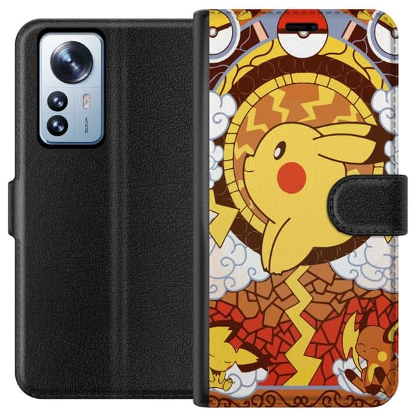 Yhteensopiva Lompakkokotelo Xiaomi 12 Pro Pikachu