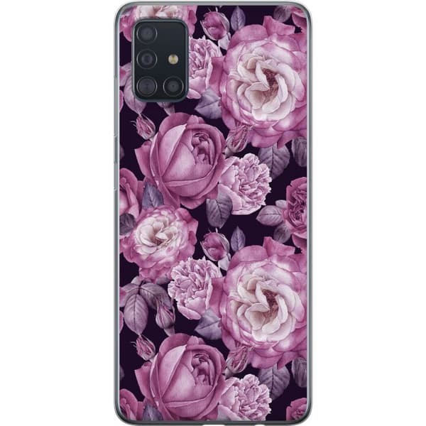 Kompatibelt Mobildeksel til Samsung Galaxy A51 Blomster