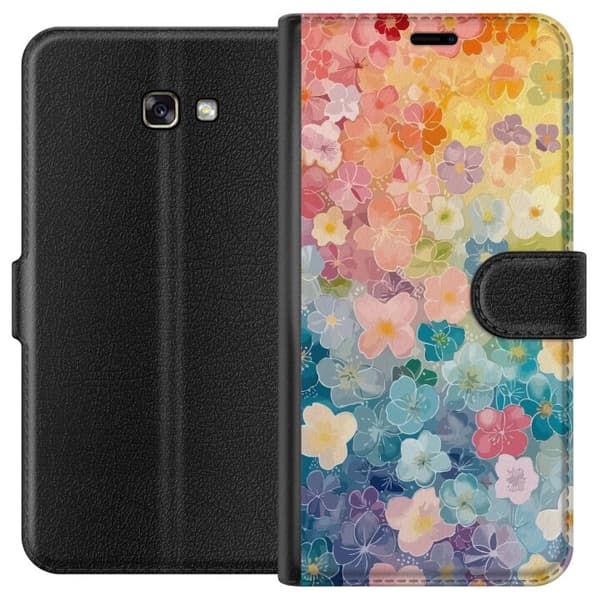 Kompatibelt Lommeboketui til Samsung Galaxy A3 (2017) Liljer