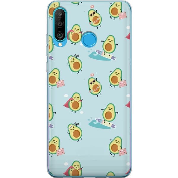 Kompatibelt Mobilskal till Huawei P30 lite Avocado