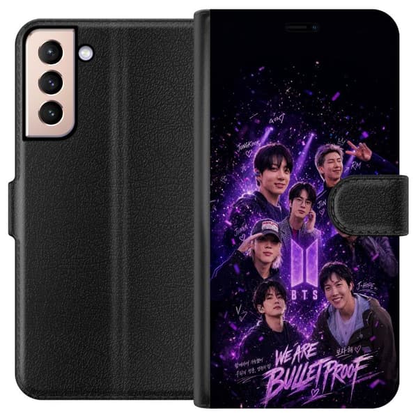 Kompatibelt Plånboksfodral till Samsung Galaxy S21 BTS