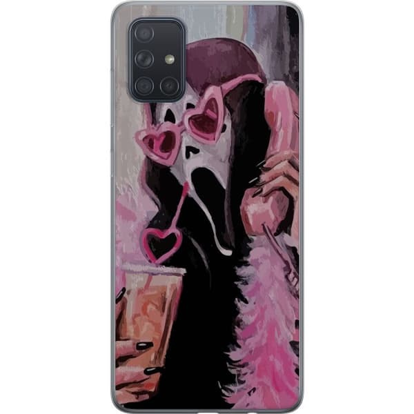 Kompatibelt Mobilskal till Samsung Galaxy A71 Ghostface