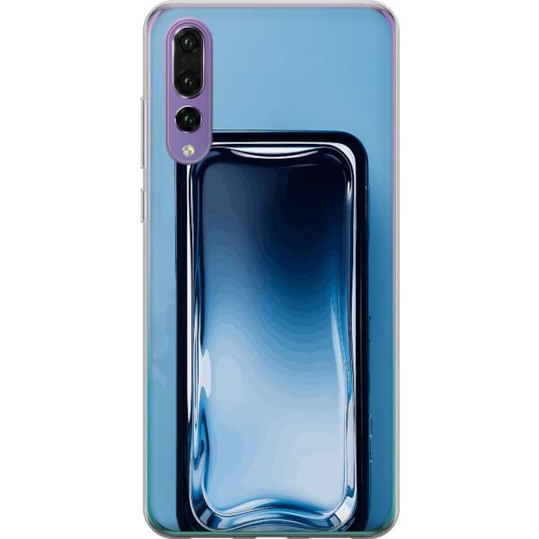 Kompatibel Mobilcover til Huawei P20 Pro Blå glaseffekt