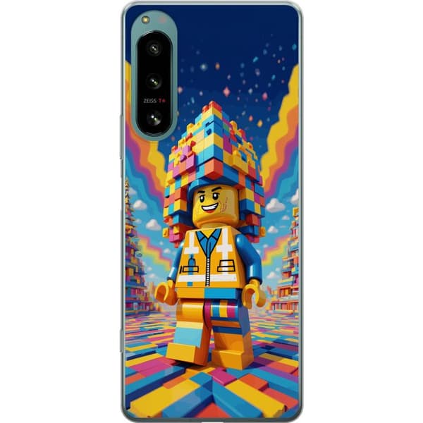 Kompatibelt Mobildeksel til Sony Xperia 5 IV Byggklossfigur