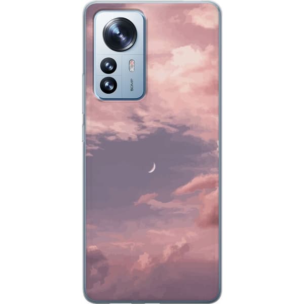 Kompatibelt Mobilskal till Xiaomi 12 Pro Rosa himmel